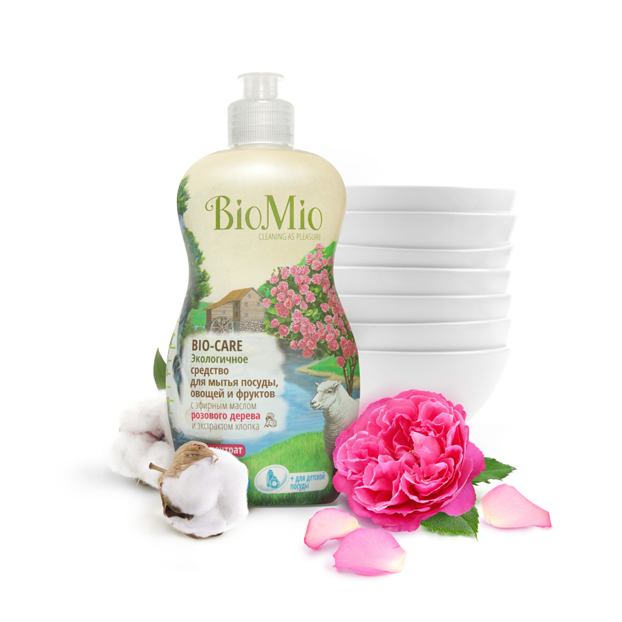 BioMio экологичное средство для мытья посуды, овощей и фруктов